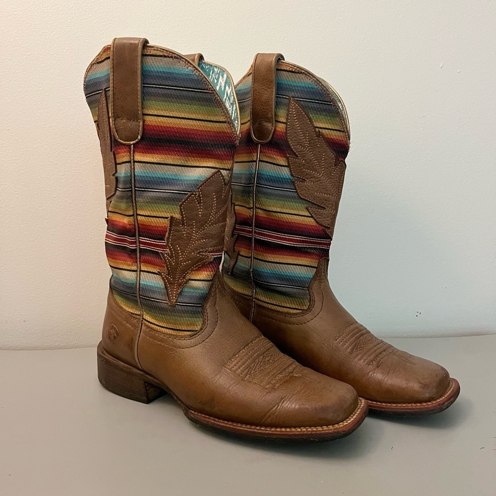 Ariat Circuit Feather Leather Western Boot